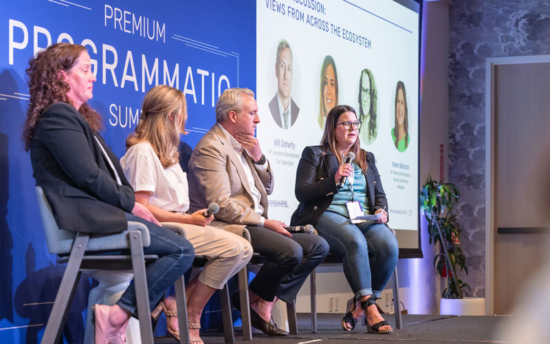 Speakers onstage at Freewheel’s Premium Programmatic Summit