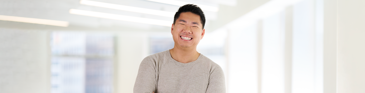 Image of a freewheel employee smiling for the camera