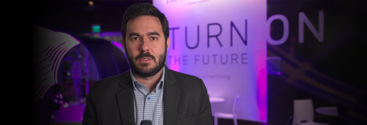 David Dworin at the FreeWheel Hub, CES, 2023