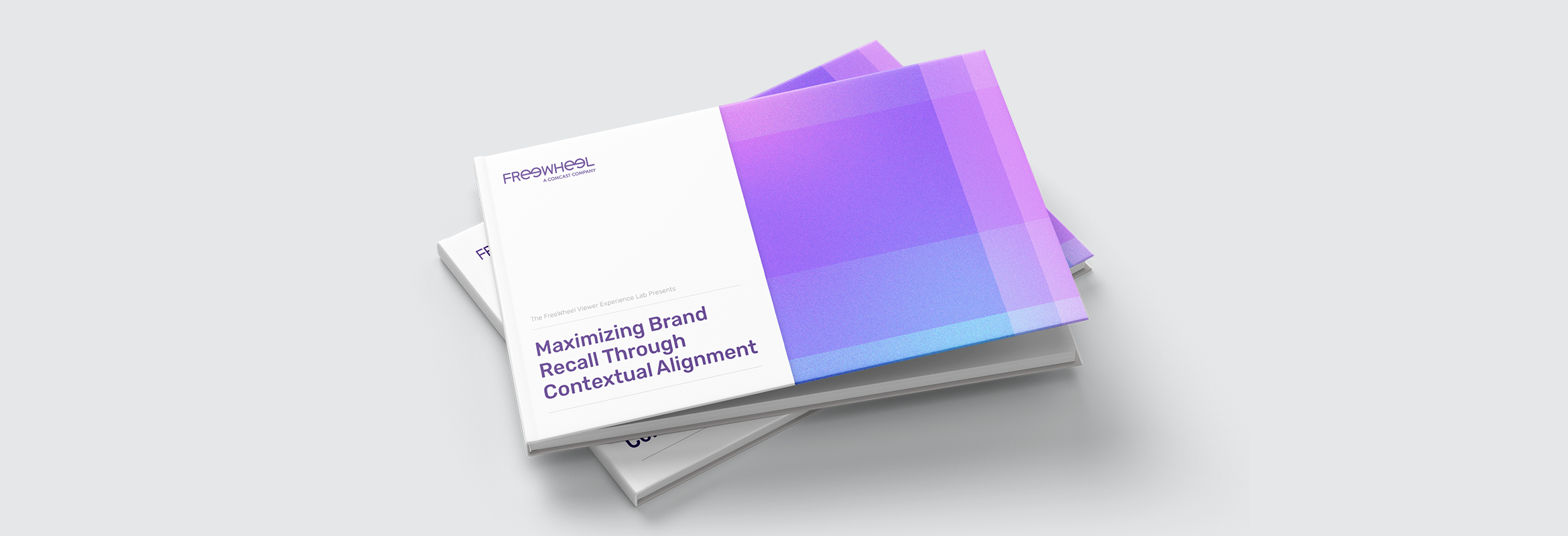 FreeWheel Viewer Experience Lab, image of the report cover printed as a booklet