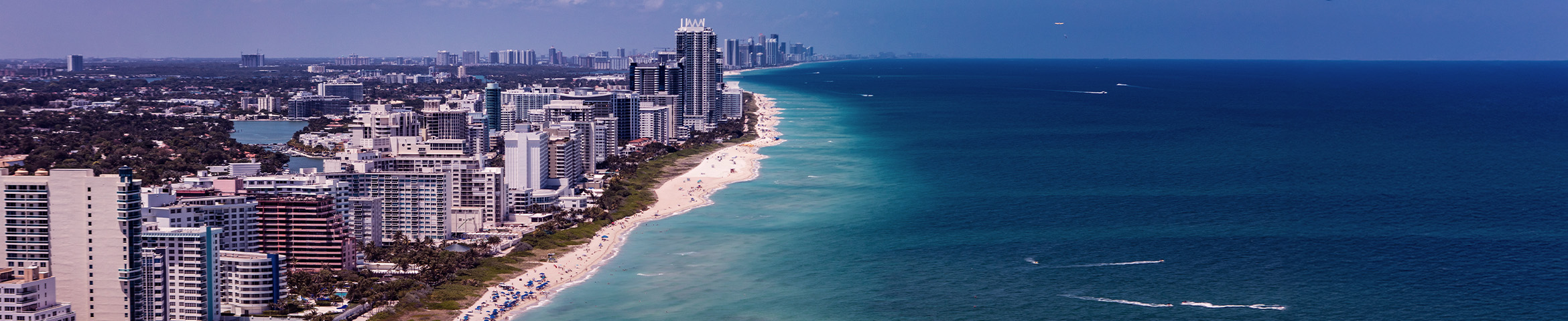 Miami Beach, Florida skyline