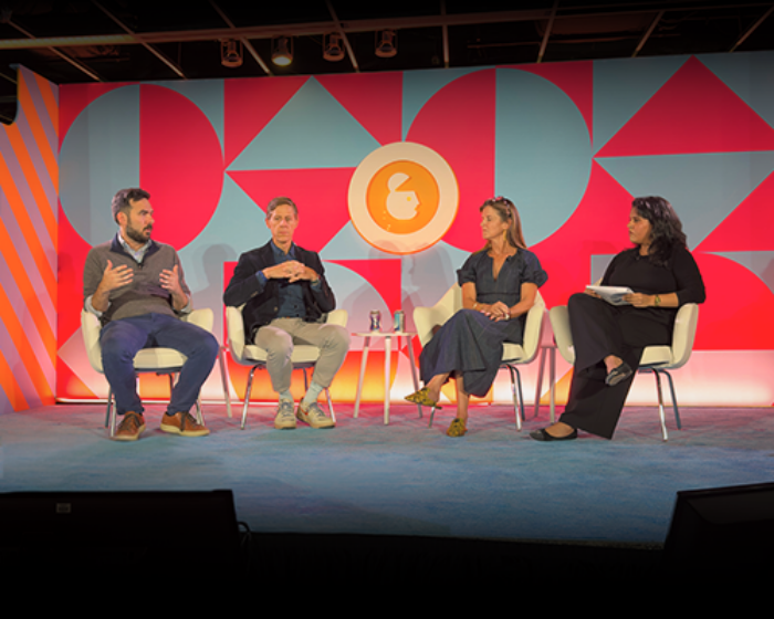 Panelists on stage at Advertising Week 2026