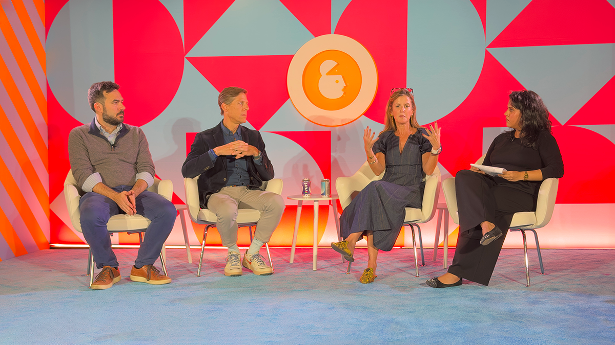 Panelists on stage at Advertising Week 2026